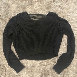 Knit crop top